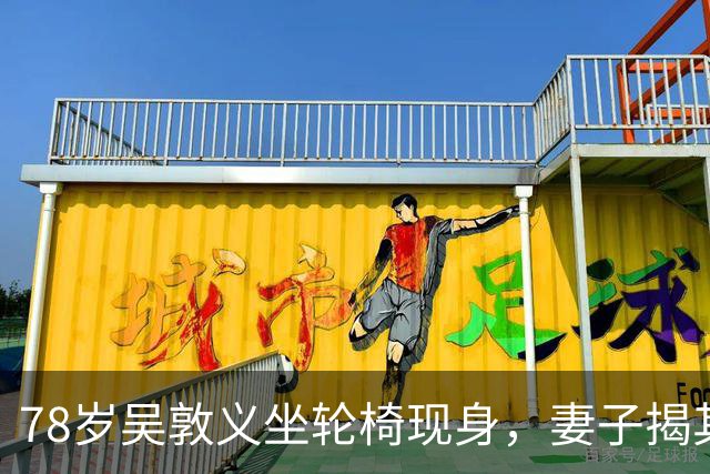 78岁吴敦义坐轮椅现身，妻子揭其“大脑前额叶退化”，睡梦中仍心系这事
